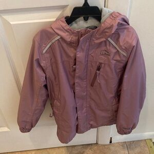 L.L. Bean Kids Lavender Raincoat